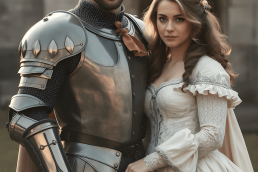 Knight and lady