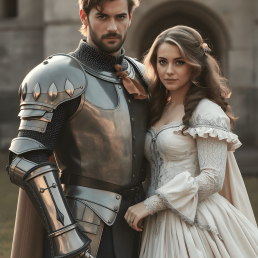 Knight and lady